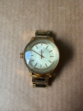 Nixon Gold Tone Women's Bracelet Watch